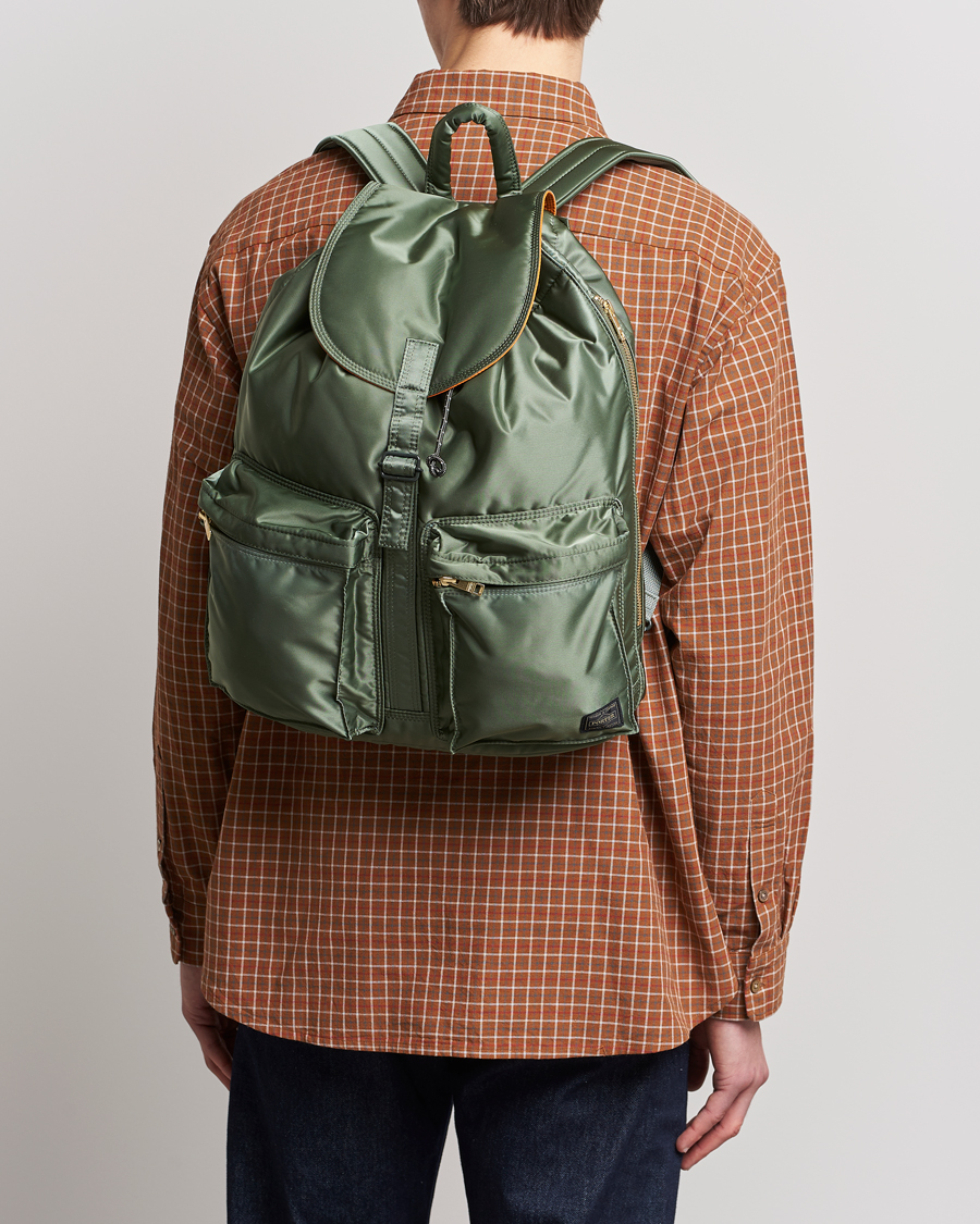 Herr | Porter-Yoshida & Co. Tanker Rucksack Sage Green | Porter-Yoshida & Co. | Tanker Rucksack Sage Green