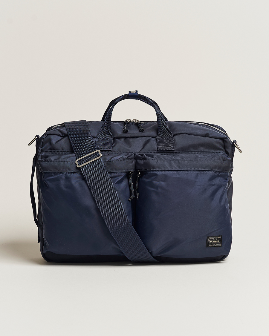 Herr | Väskor | Porter-Yoshida & Co. | Force 3Way Briefcase Navy Blue