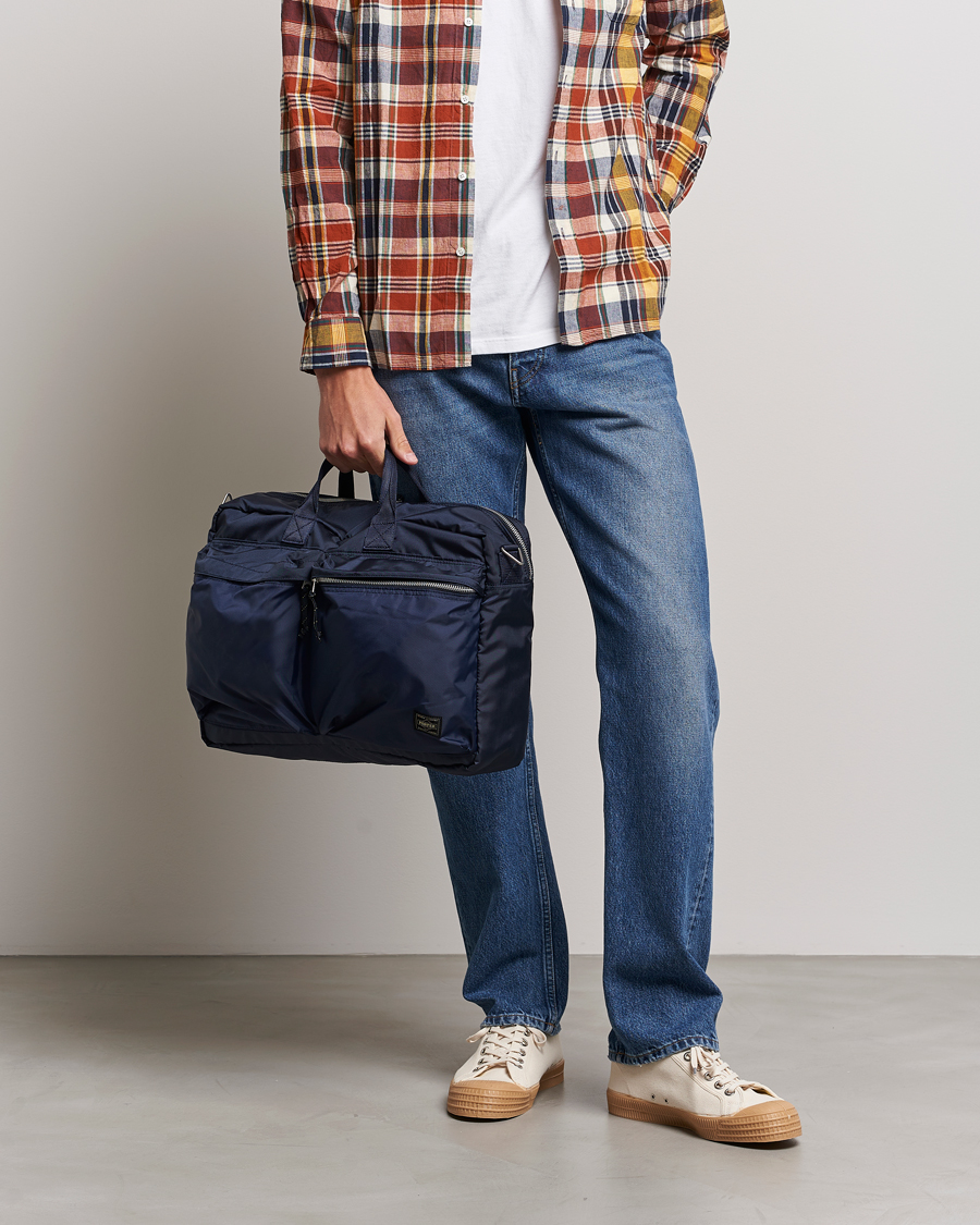 Herr | Väskor | Porter-Yoshida & Co. | Porter-Yoshida & Co.Force 3Way BriefcaseNavy Blue