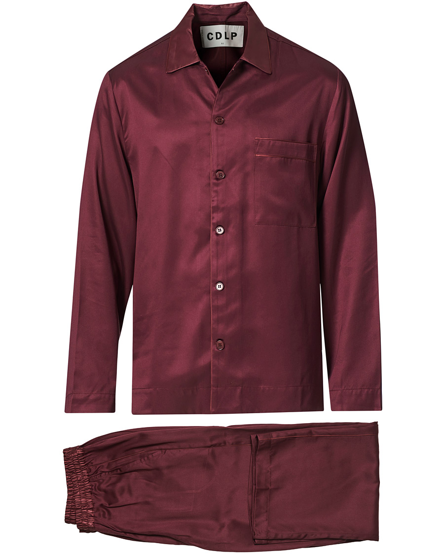 Herr | Pyjamas & Morgonrockar | CDLP | Home Suit Long Sleeve Burgundy
