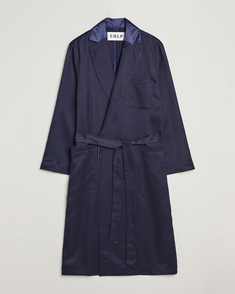 Herr | Pyjamas & Morgonrockar | CDLP | Home Robe Navy Blue