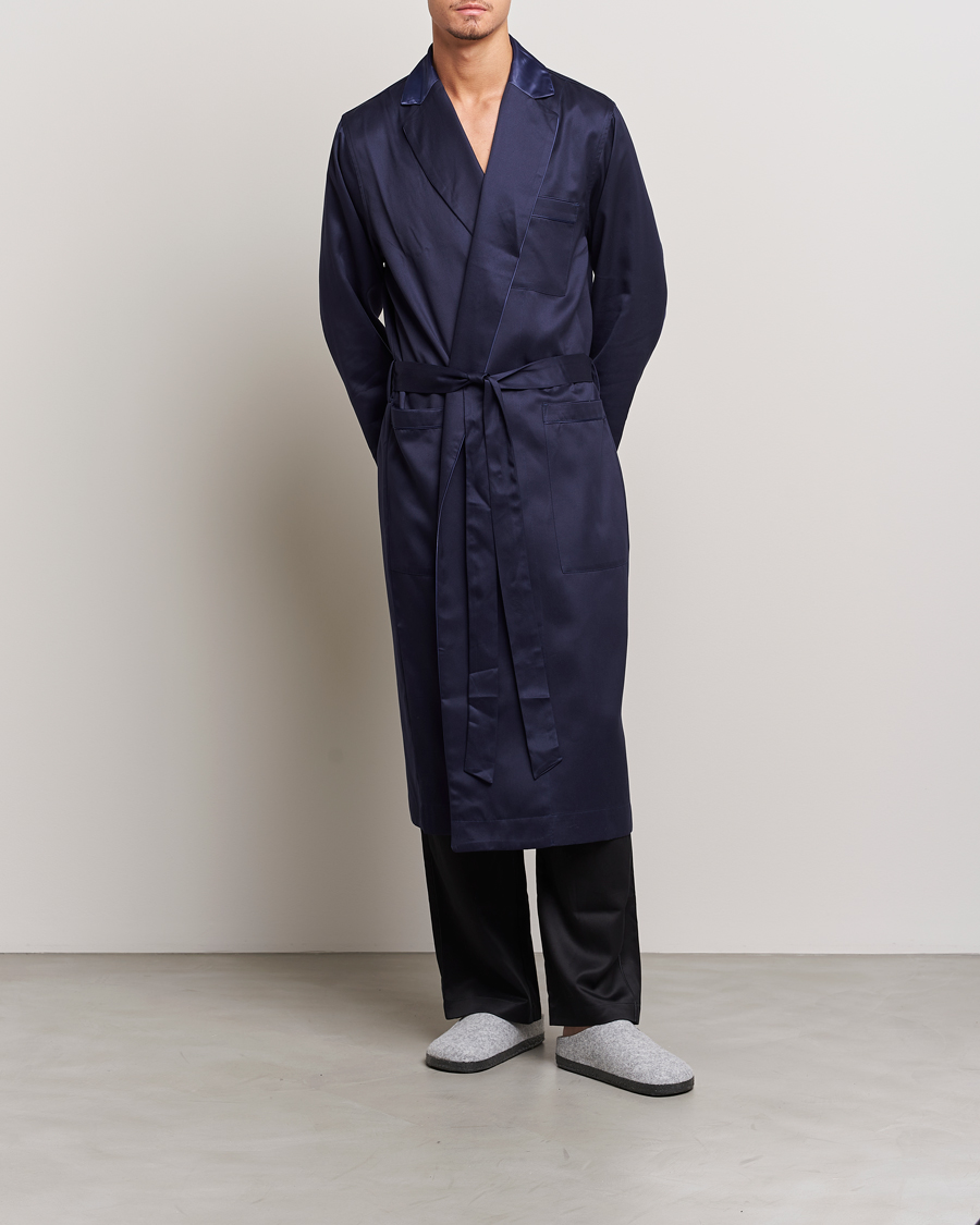 Herr | Loungewear | CDLP | Home Robe Navy Blue