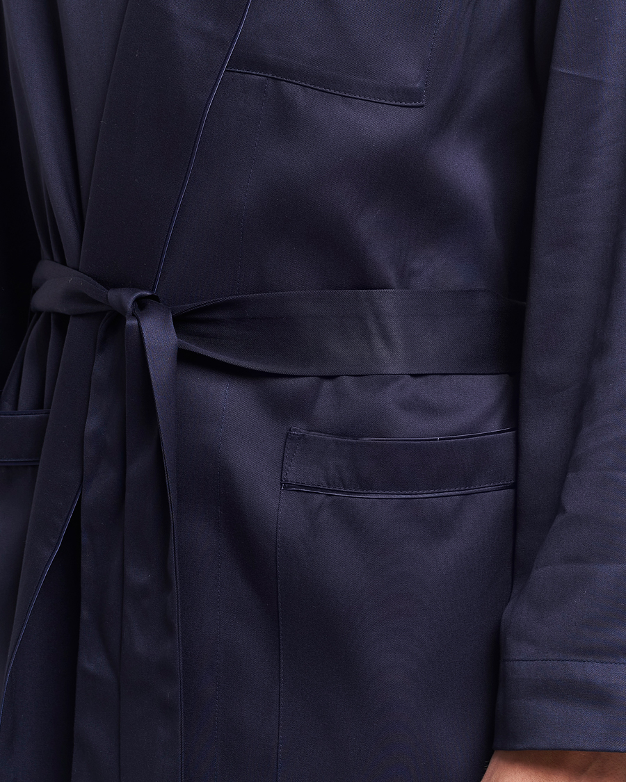 Herr | Pyjamas & Morgonrockar | CDLP | Home Robe Navy Blue