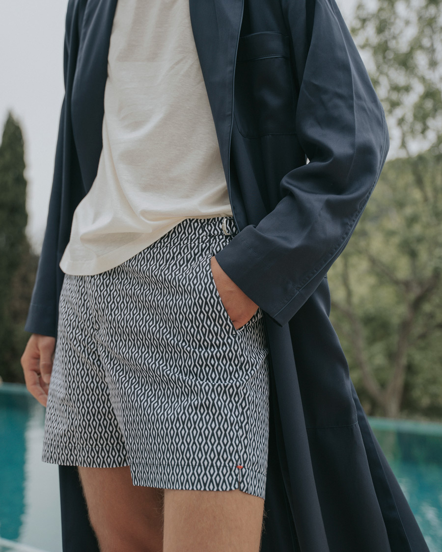 Herr | Pyjamas & Morgonrockar | CDLP | Home Robe Navy Blue