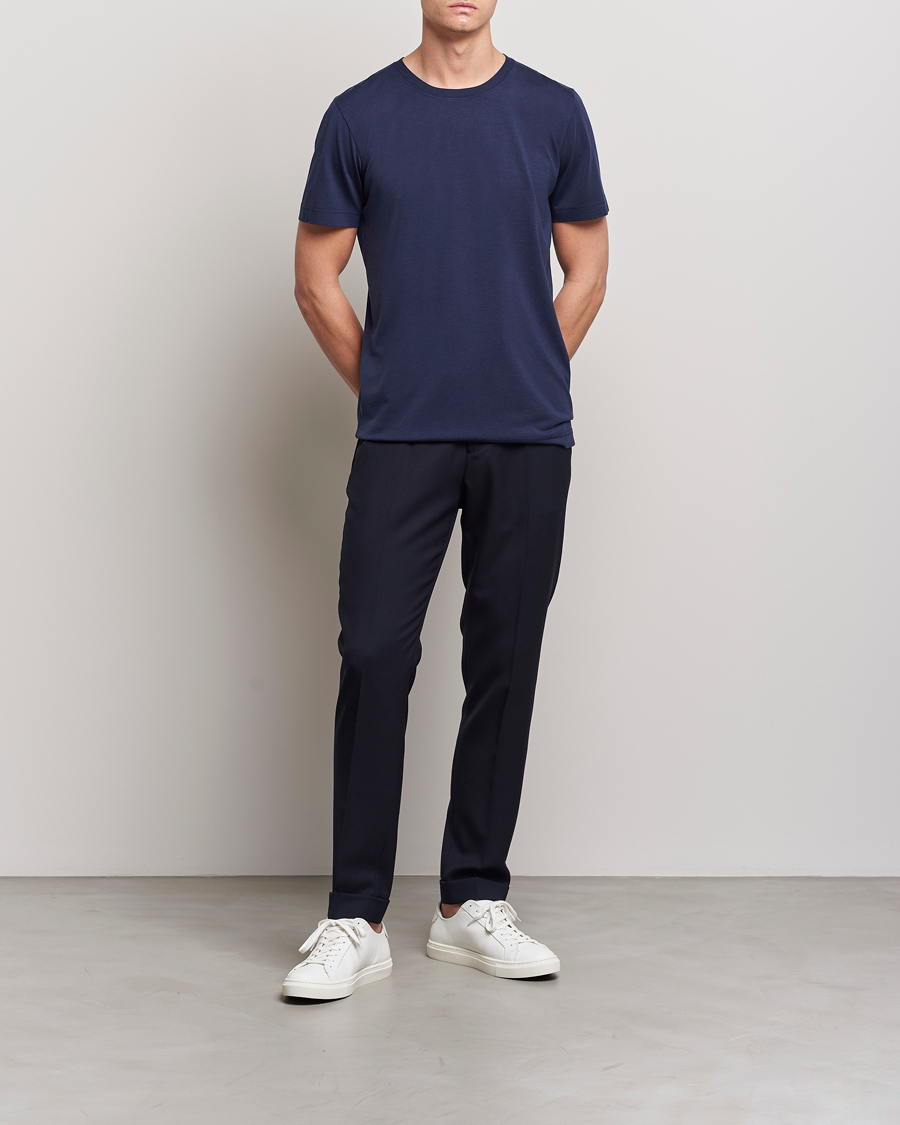 Herr | T-Shirts | CDLP | Round Neck Tee Navy Blue