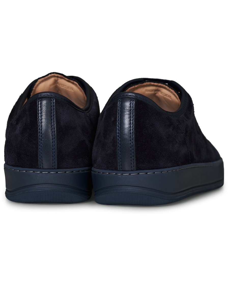 Herr | Lanvin Patent Captoe Sneaker Dark Blue/Dark Blue | Lanvin | Patent Captoe Sneaker Dark Blue/Dark Blue