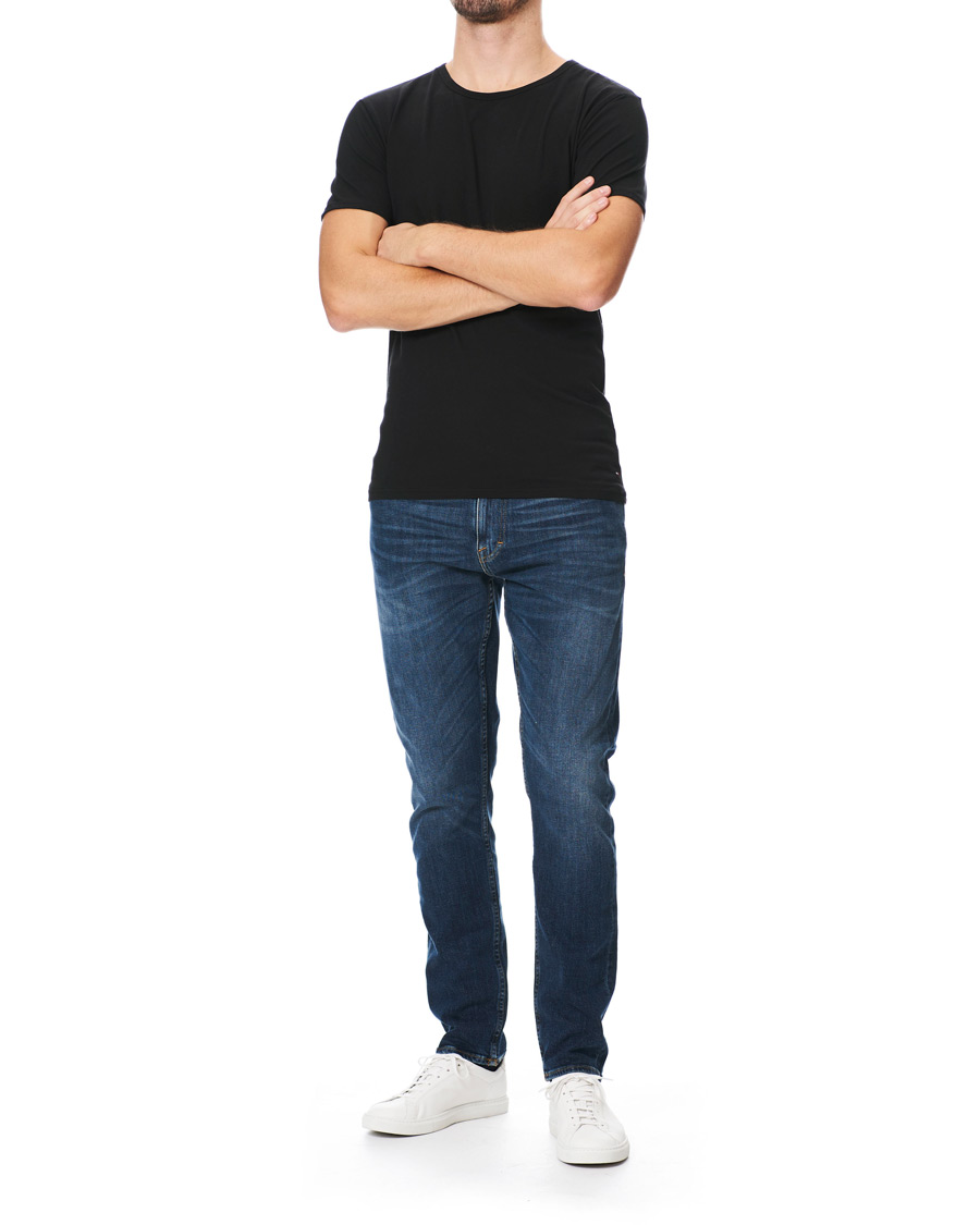 Herr | T-Shirts | Tommy Hilfiger | 3-Pack Cotton Strech Crew Neck Tee Black