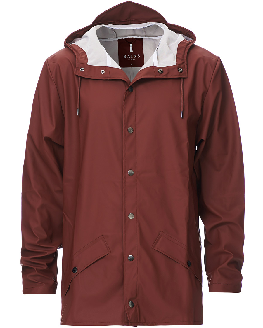 Herr | Jackor | RAINS | Jacket Maroon