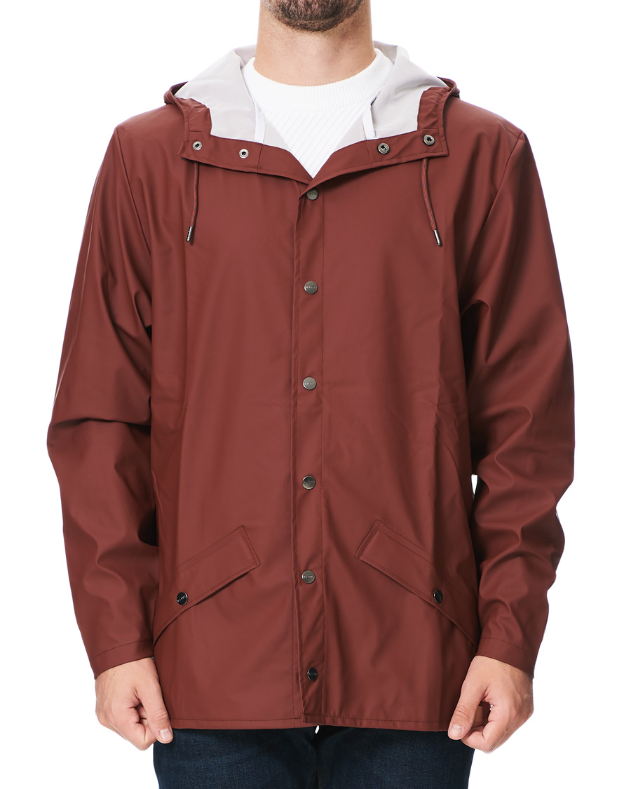 Herr | Jackor | RAINS | Jacket Maroon