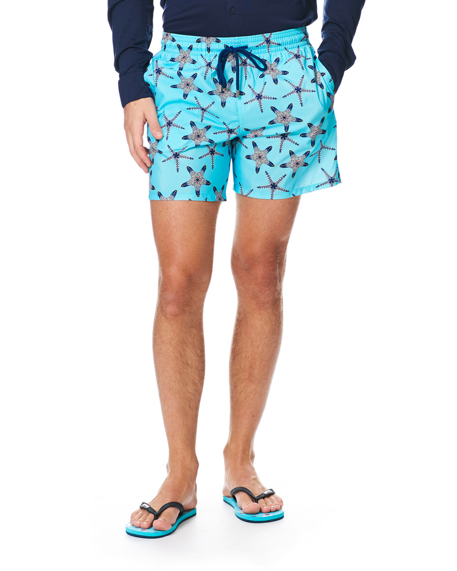 Herr | Badbyxor | Vilebrequin | Mahina Swim Shorts Bleu Lazuli