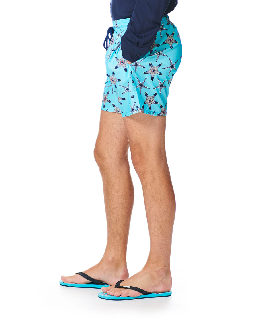 Herr | Badbyxor | Vilebrequin | Mahina Swim Shorts Bleu Lazuli