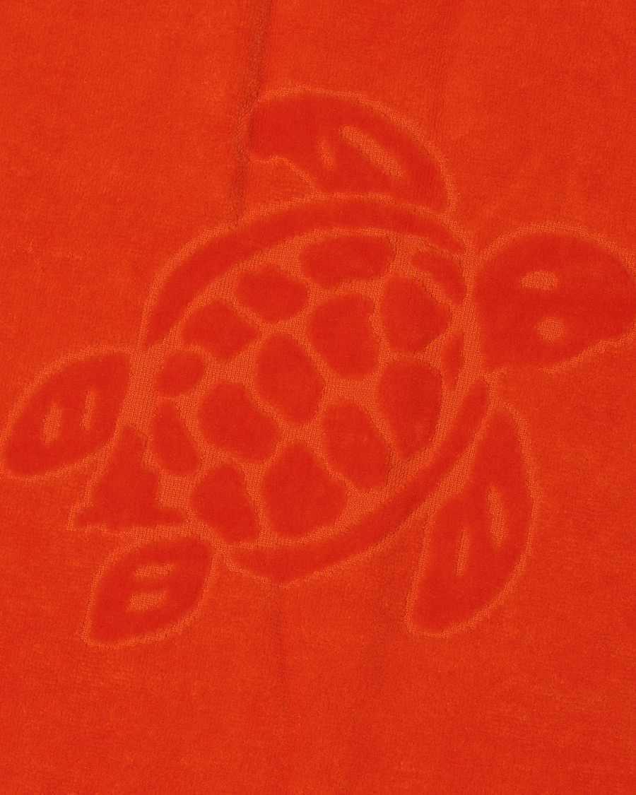 Herr | Vilebrequin Terry Cloth Beach Towel Orange | Vilebrequin | Terry Cloth Beach Towel Orange