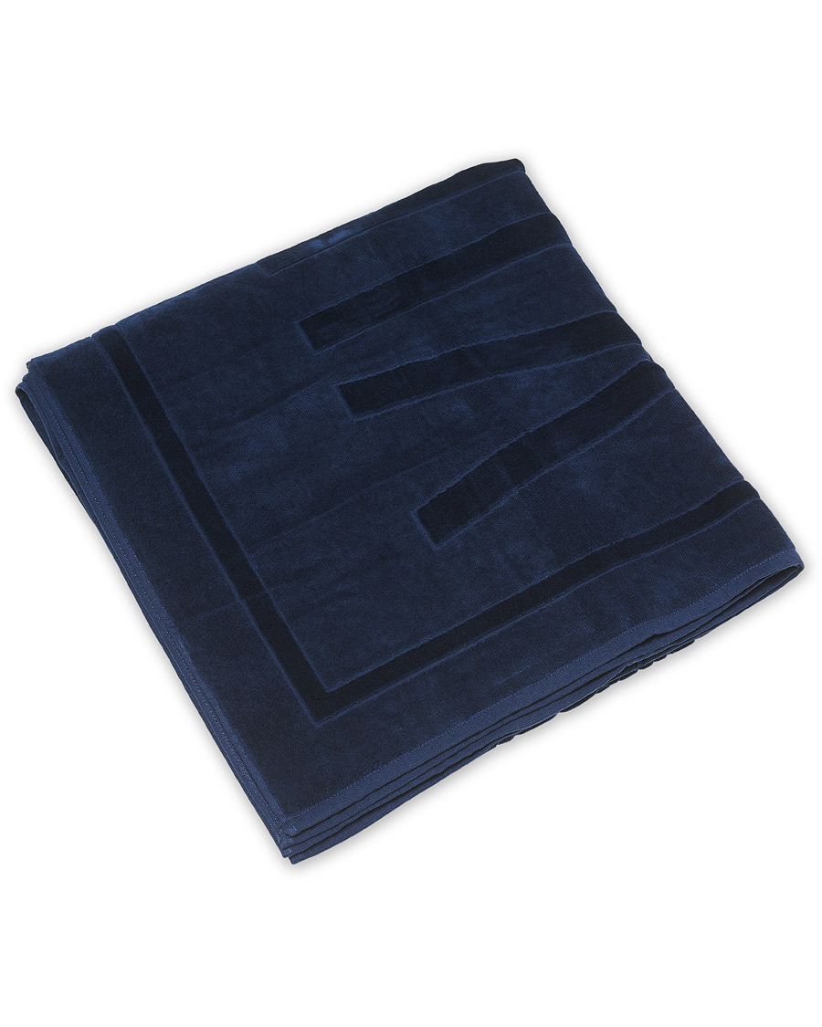 Herr | Vilebrequin Terry Cloth Beach Towel Bleu Marine | Vilebrequin | Terry Cloth Beach Towel Bleu Marine