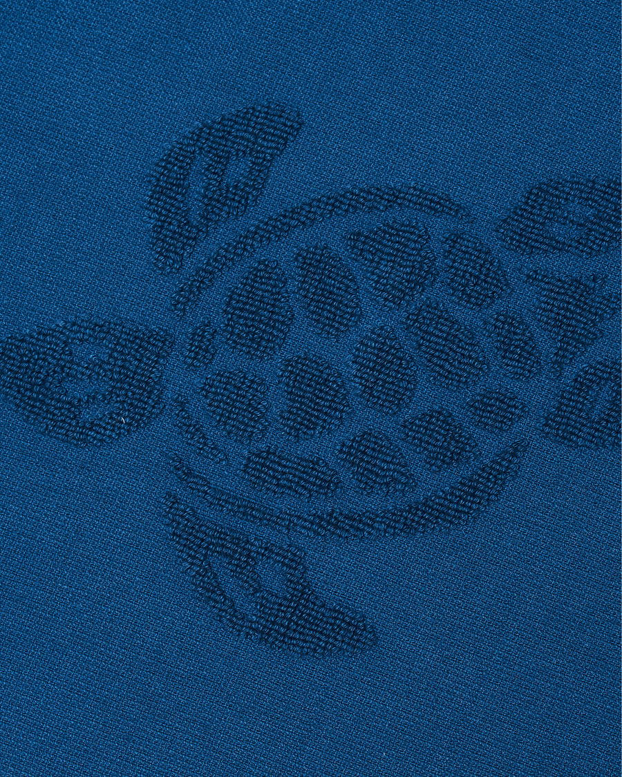 Herr | Vilebrequin Turtle Jacquard Beach Towel Blue | Vilebrequin | Turtle Jacquard Beach Towel Blue