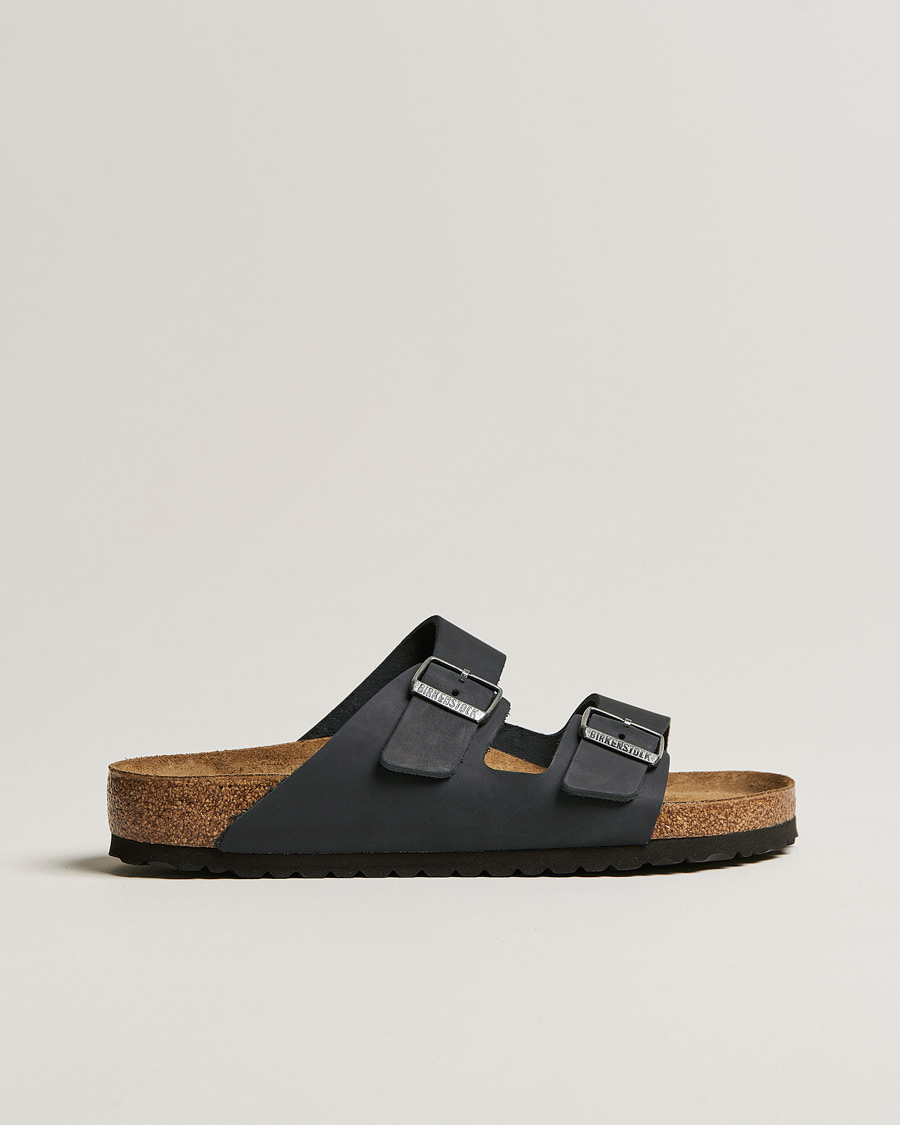 Herr | Sandaler & Tofflor | BIRKENSTOCK | Arizona Classic Footbed Black Oiled Leather