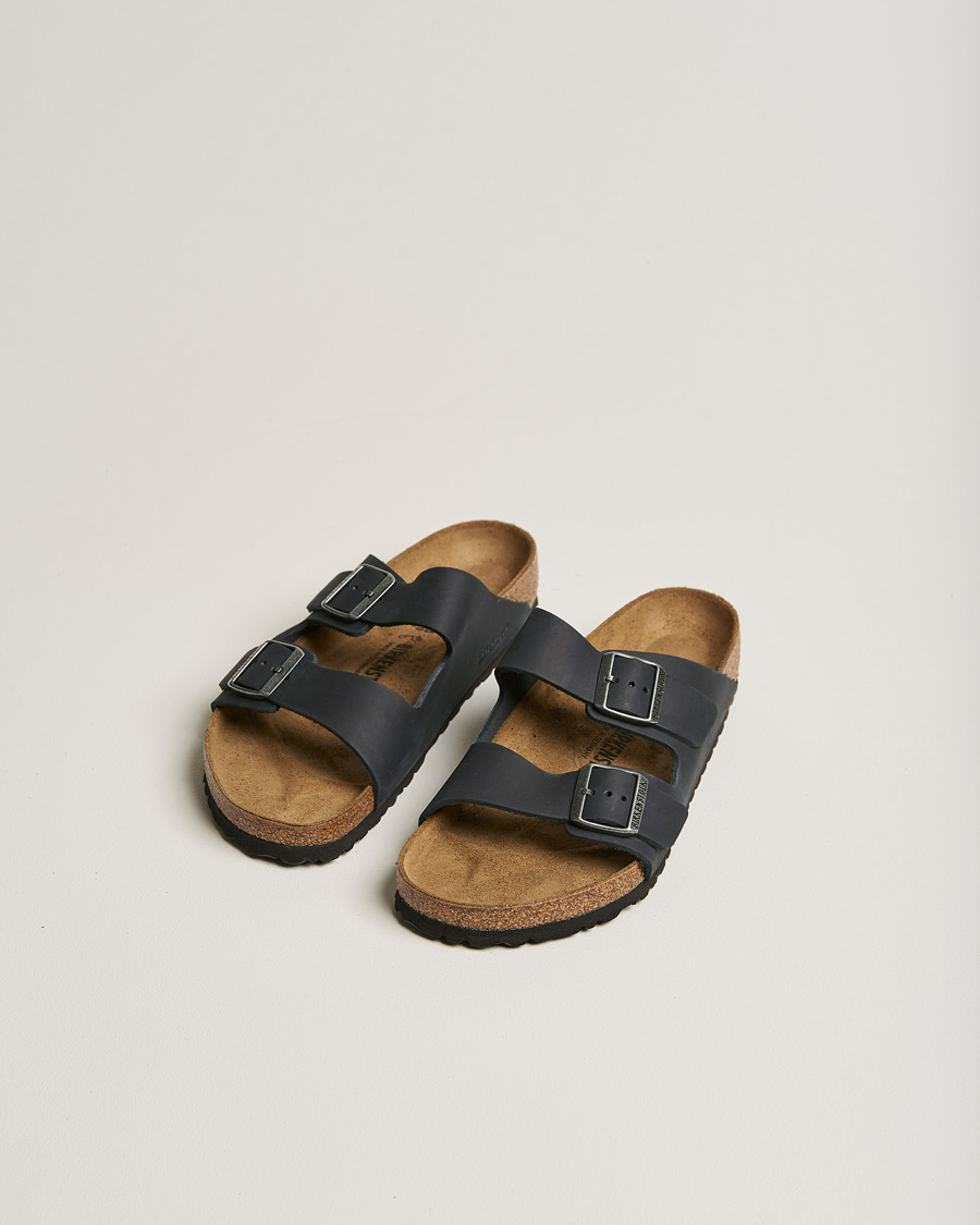 Herr | Sandaler & Tofflor | BIRKENSTOCK | Arizona Classic Footbed Black Oiled Leather