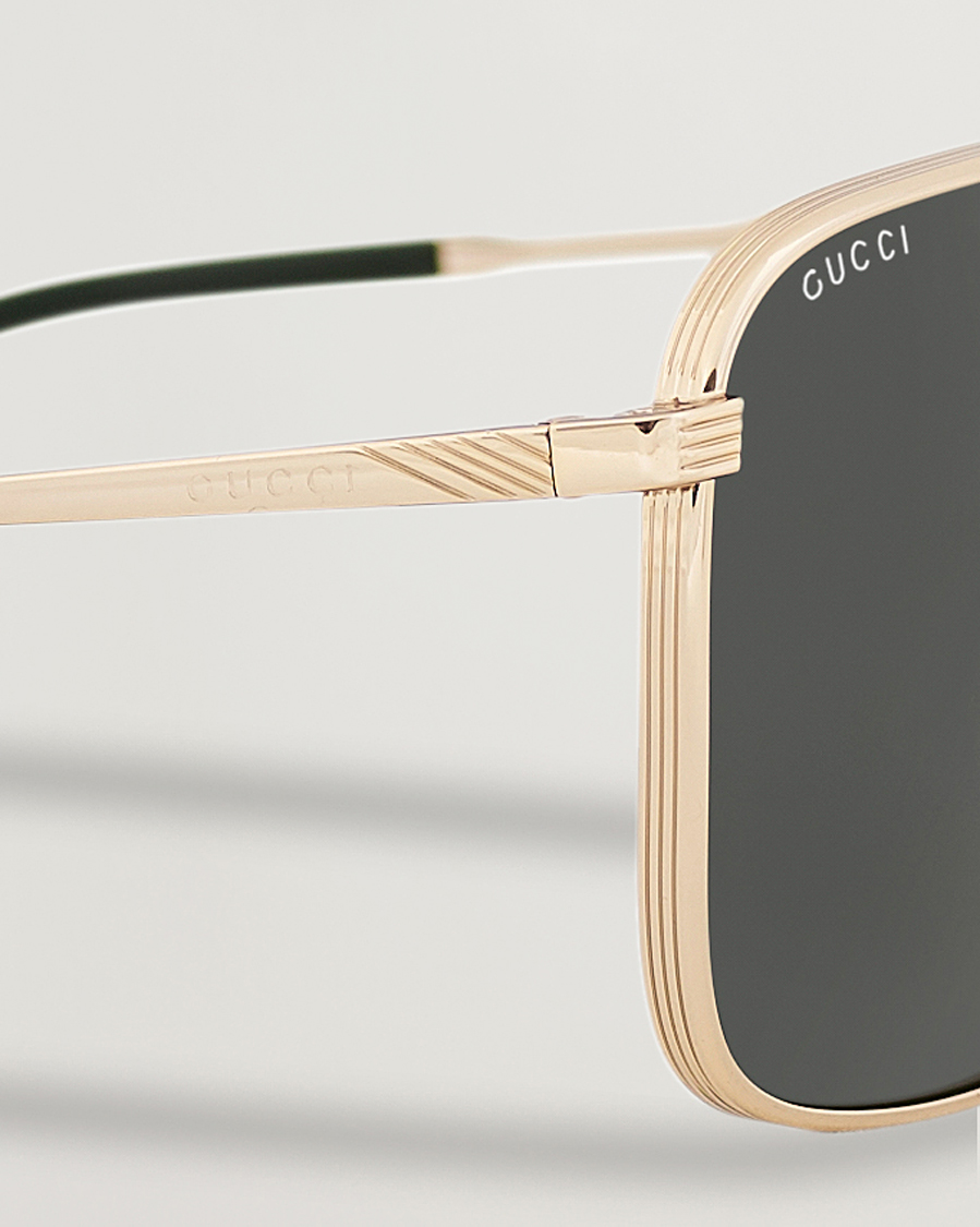 Herr | GUCCI GG8040S Sunglasses Gold/Green | Gucci | GG8040S Sunglasses Gold/Green