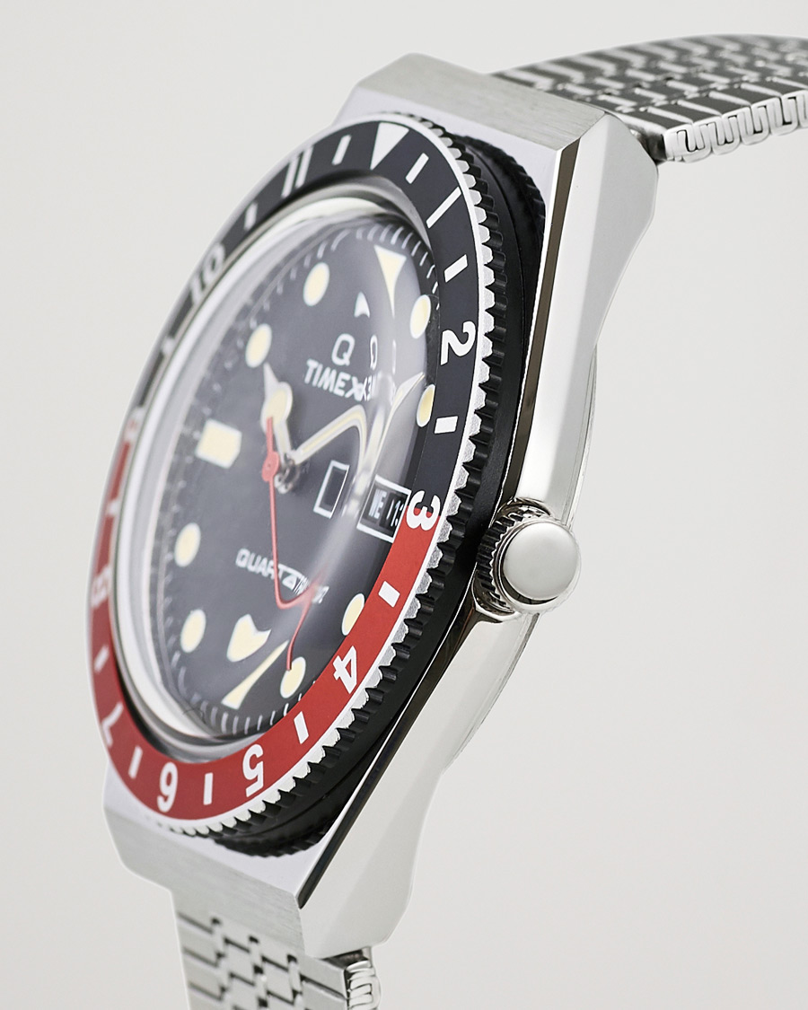 Herr | Timex Q Reissue 1979 Black/Red | Timex | Q Reissue 1979 Black/Red