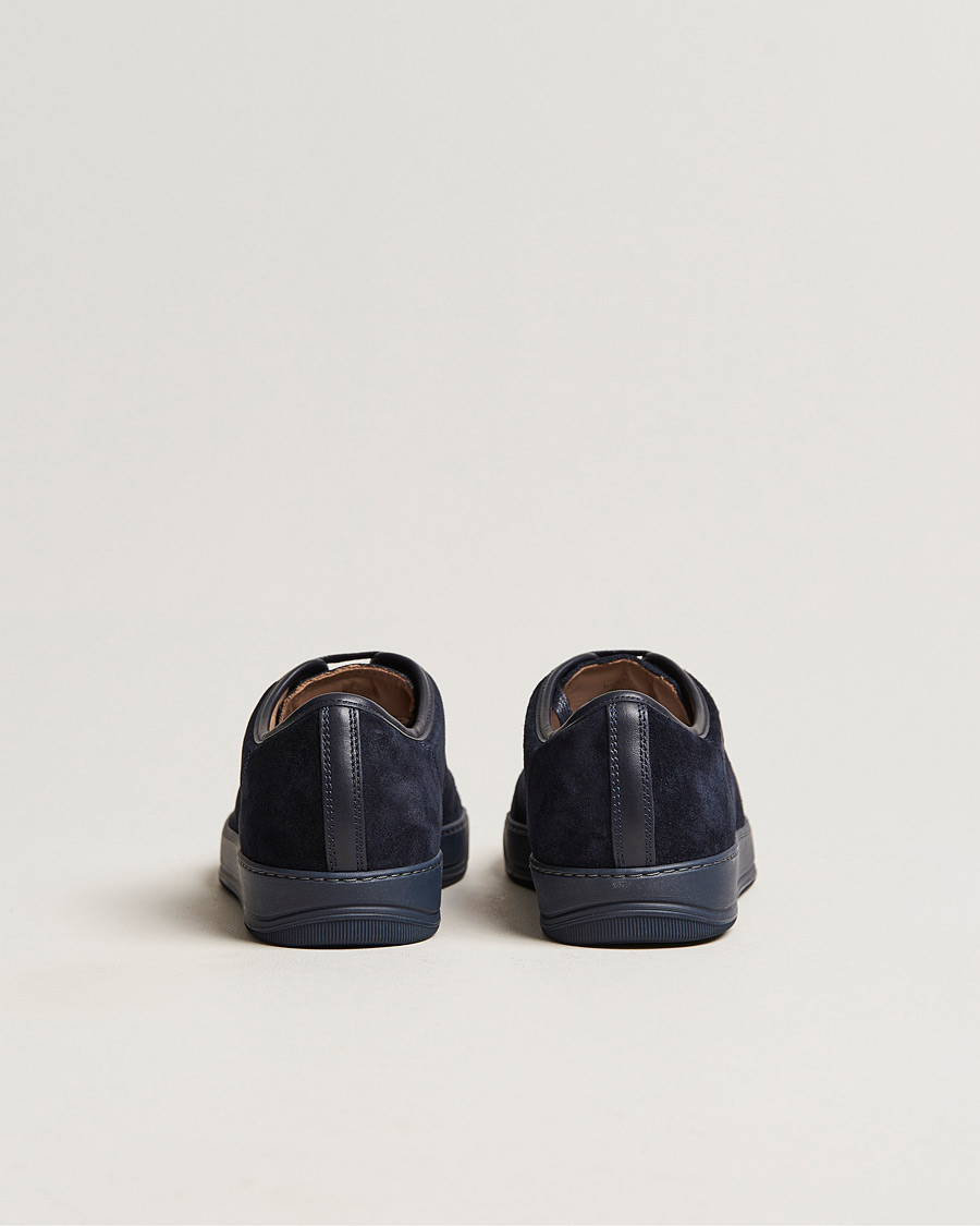 Herr | Lanvin Patent Cap Toe Sneaker Navy/Navy | Lanvin | Patent Cap Toe Sneaker Navy/Navy