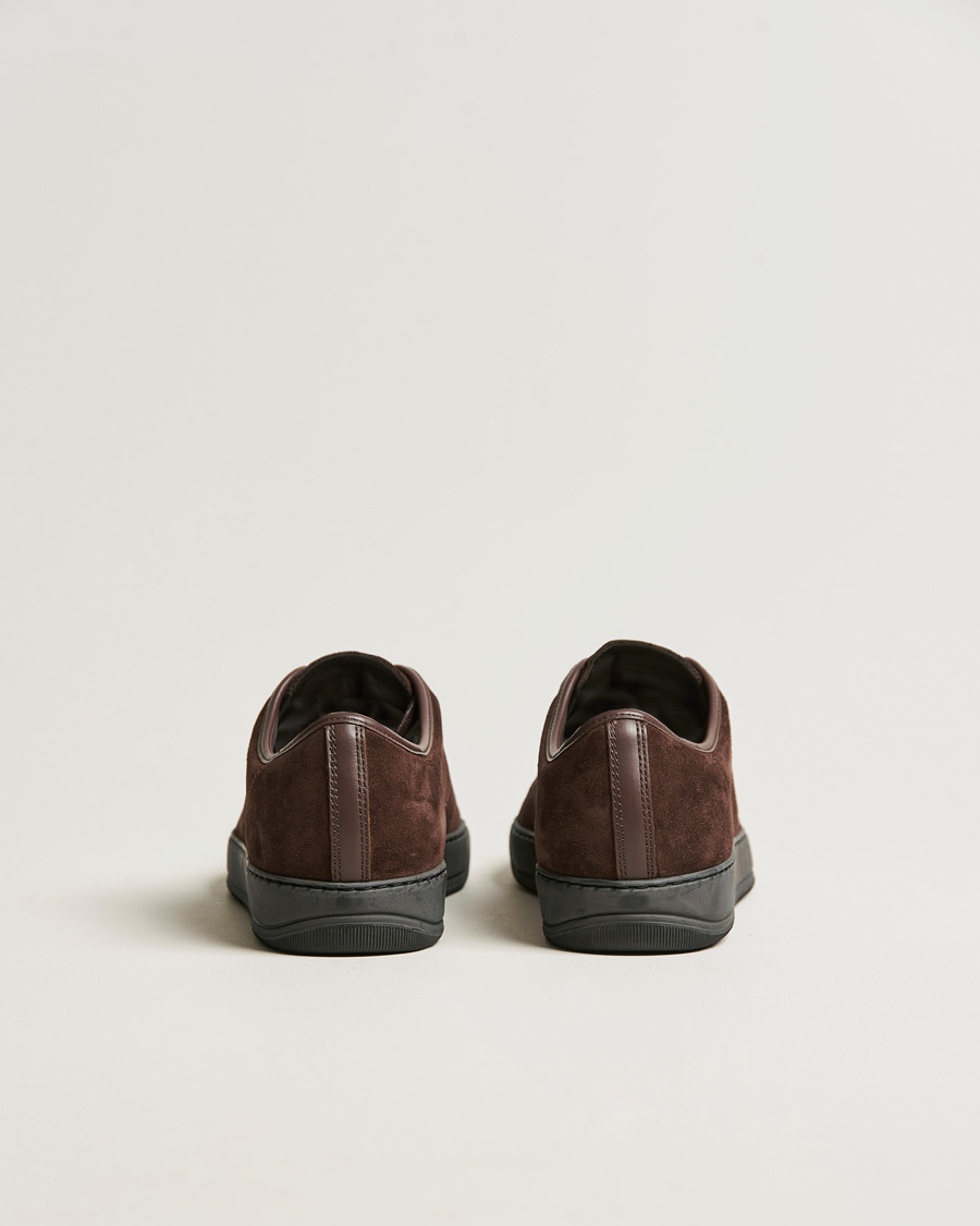 Herr | Lanvin Patent Cap Toe Sneaker Dark Brown | Lanvin | Patent Cap Toe Sneaker Dark Brown