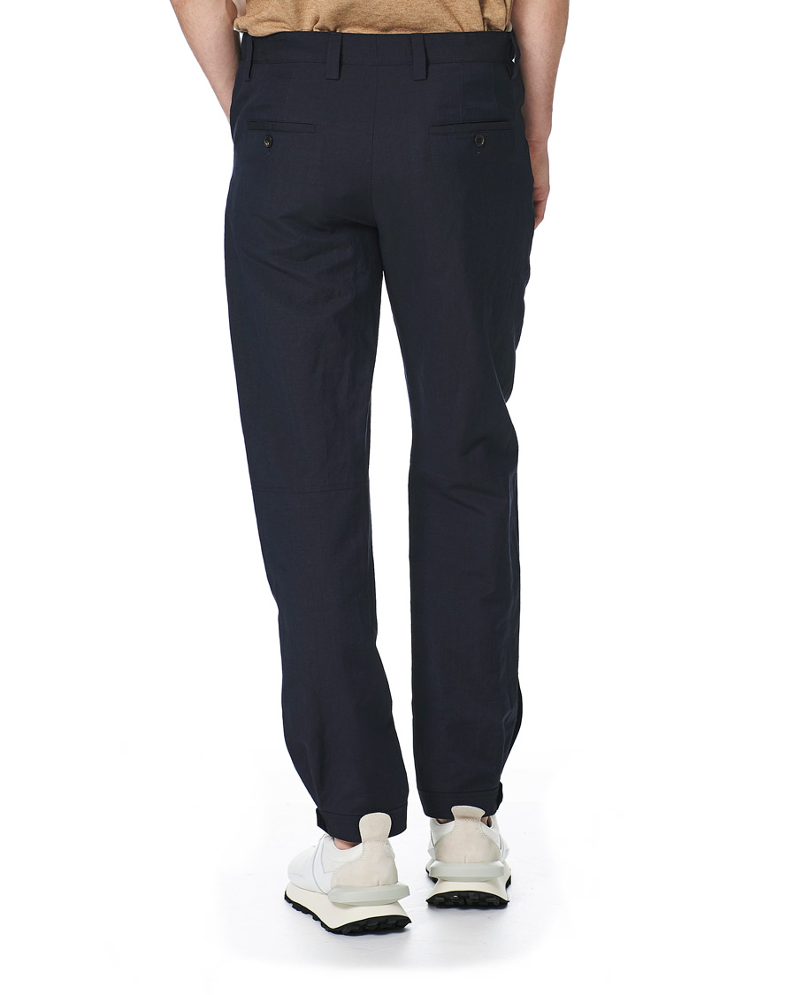 Herr | Byxor | Lanvin | Slim Fit Trousers Navy
