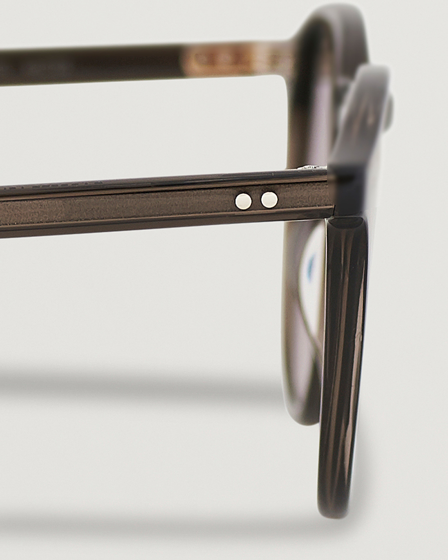 Herr | Solglasögon | Garrett Leight | Hampton 46 Sunglasses Black Glass