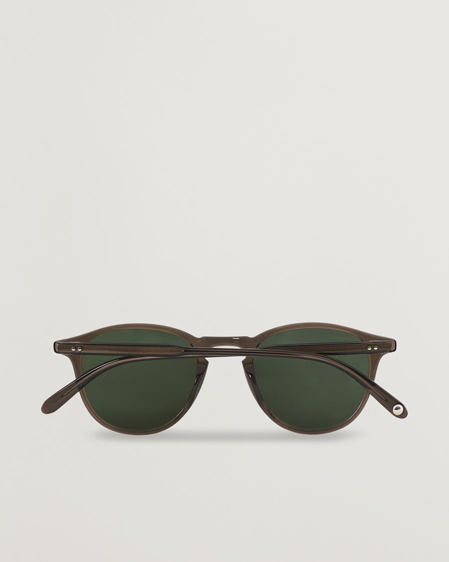 Herr | Solglasögon | Garrett Leight | Hampton 46 Sunglasses Black Glass