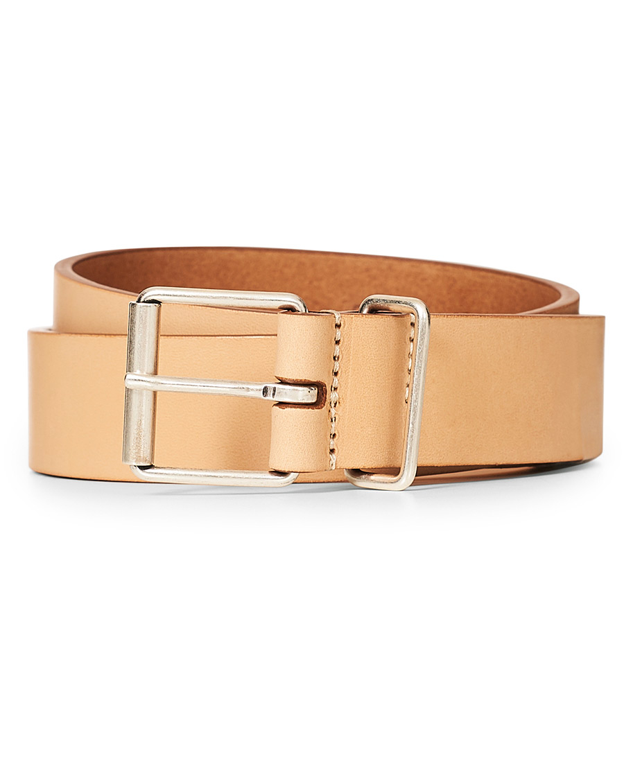 Herr | Anderson's Classic Casual 3 cm Leather Belt Natural | Anderson's | Classic Casual 3 cm Leather Belt Natural