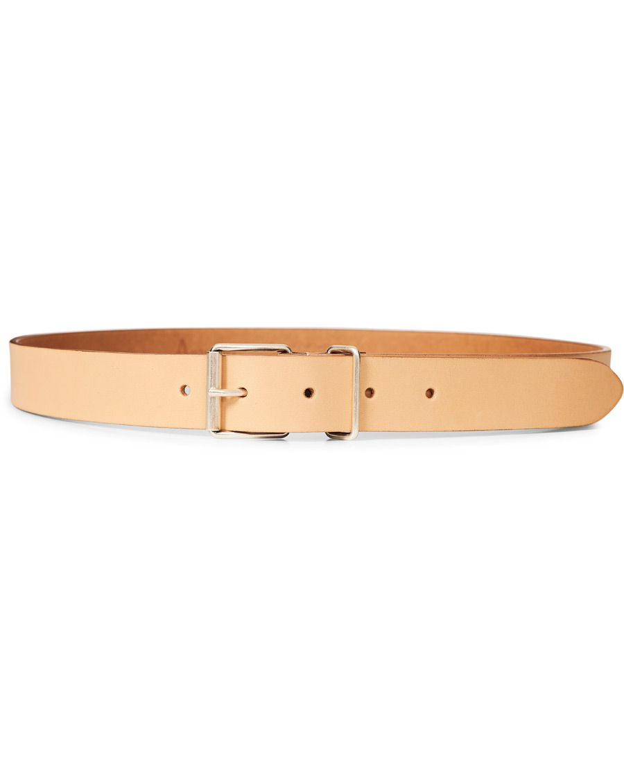 Herr | Anderson's Classic Casual 3 cm Leather Belt Natural | Anderson's | Classic Casual 3 cm Leather Belt Natural