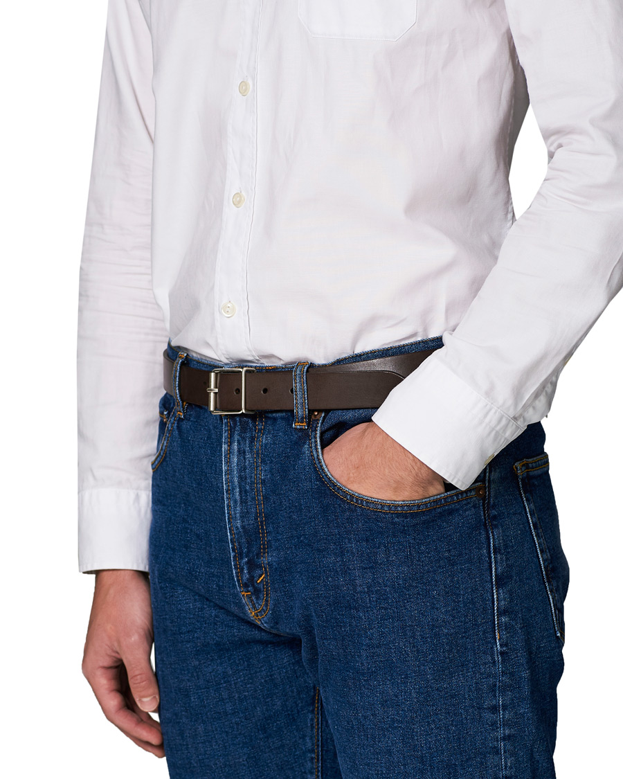 Herr | Anderson's Classic Casual 3 cm Leather Belt Brown | Anderson's | Classic Casual 3 cm Leather Belt Brown