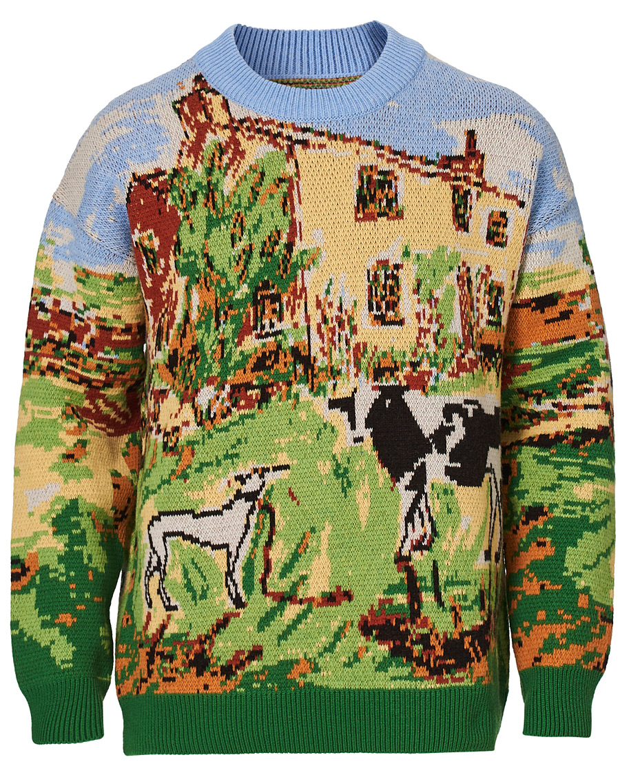 Herr | Tröjor | GANT | Luke Edward Hall Intarsea Crew Neck Multi