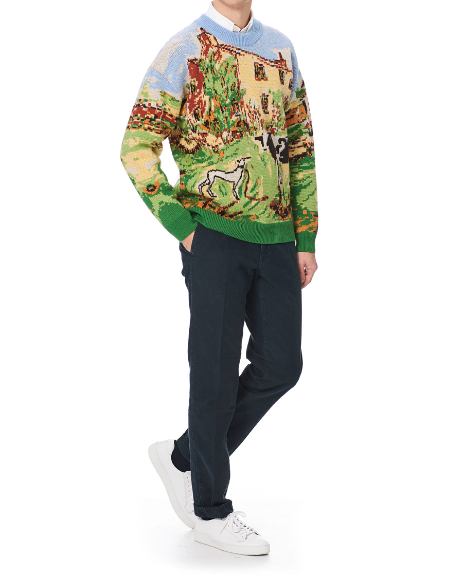 Herr | Tröjor | GANT | Luke Edward Hall Intarsea Crew Neck Multi