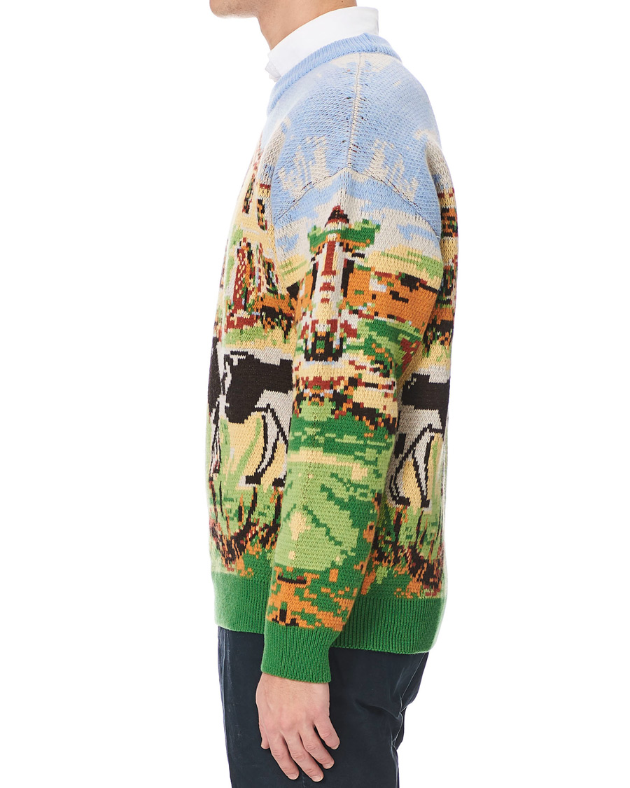 Herr | Tröjor | GANT | Luke Edward Hall Intarsea Crew Neck Multi