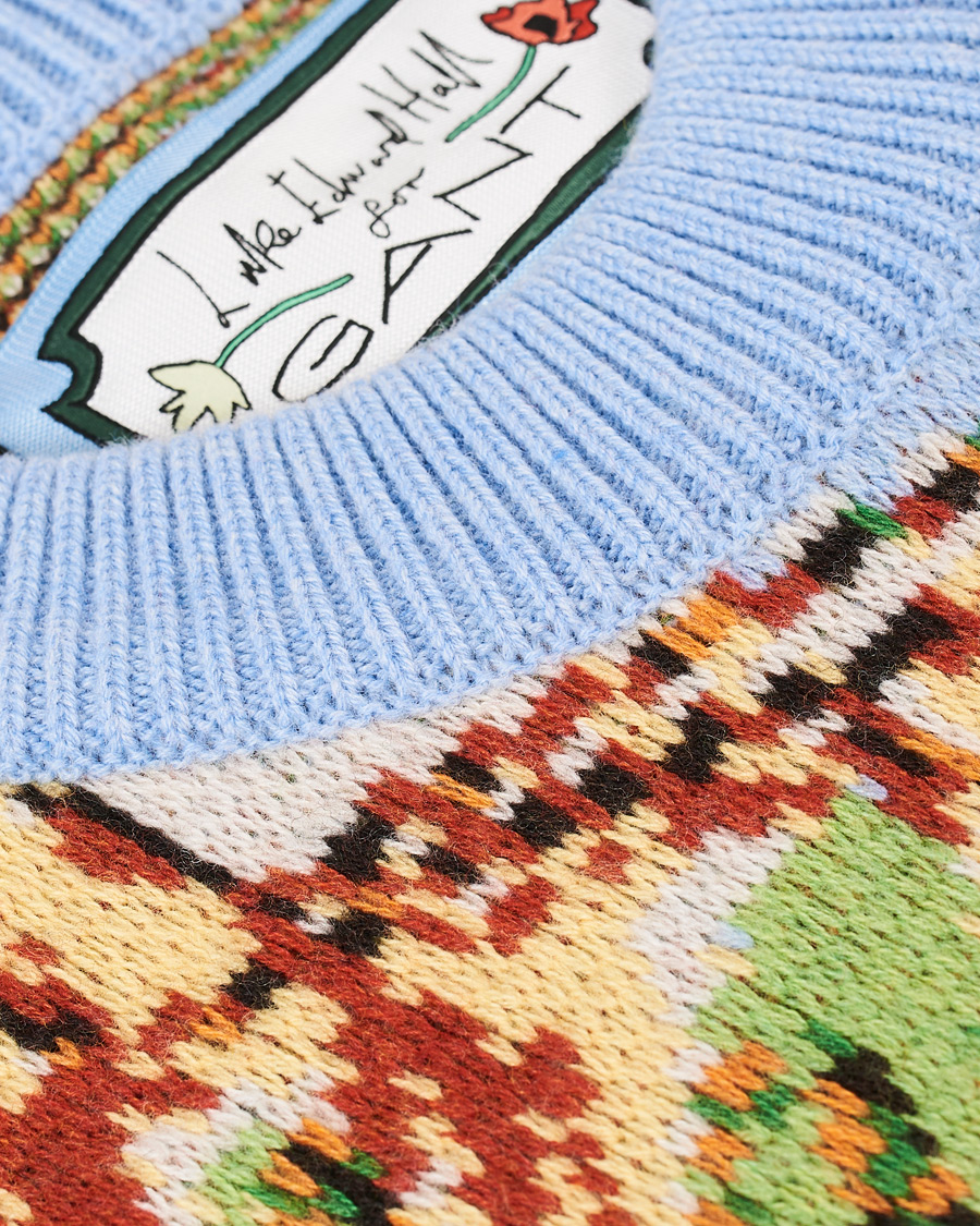 Herr | Tröjor | GANT | Luke Edward Hall Intarsea Crew Neck Multi