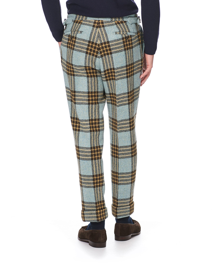 Herr | Byxor | GANT | Luke Edward Hall Check Trousers Hamptons Blue