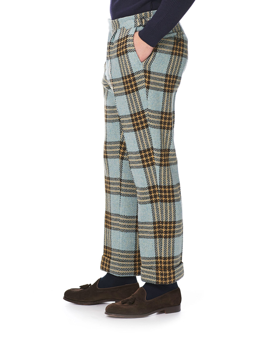 Herr | Byxor | GANT | Luke Edward Hall Check Trousers Hamptons Blue