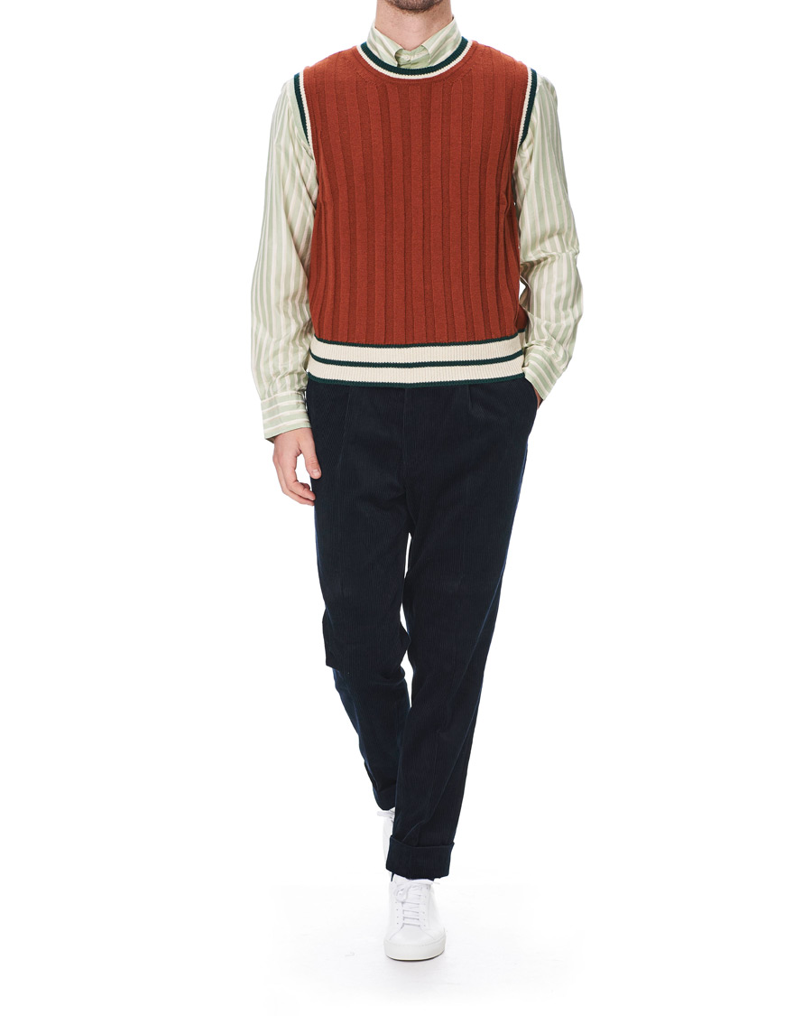 Herr | Skjortor | GANT | Luke Edward Hall Silk Stripe Shirt Pepermint