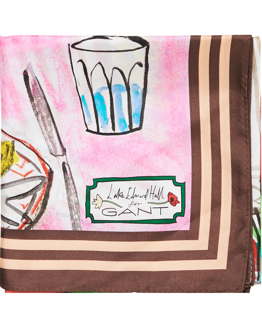 Herr | GANT Luke Edward Hall Silk Scarf Multi | GANT | Luke Edward Hall Silk Scarf Multi
