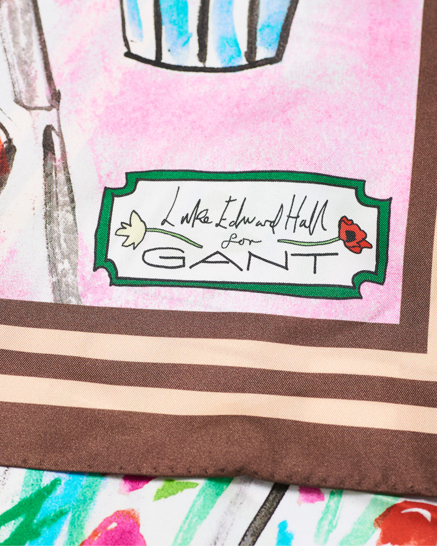 Herr | GANT Luke Edward Hall Silk Scarf Multi | GANT | Luke Edward Hall Silk Scarf Multi