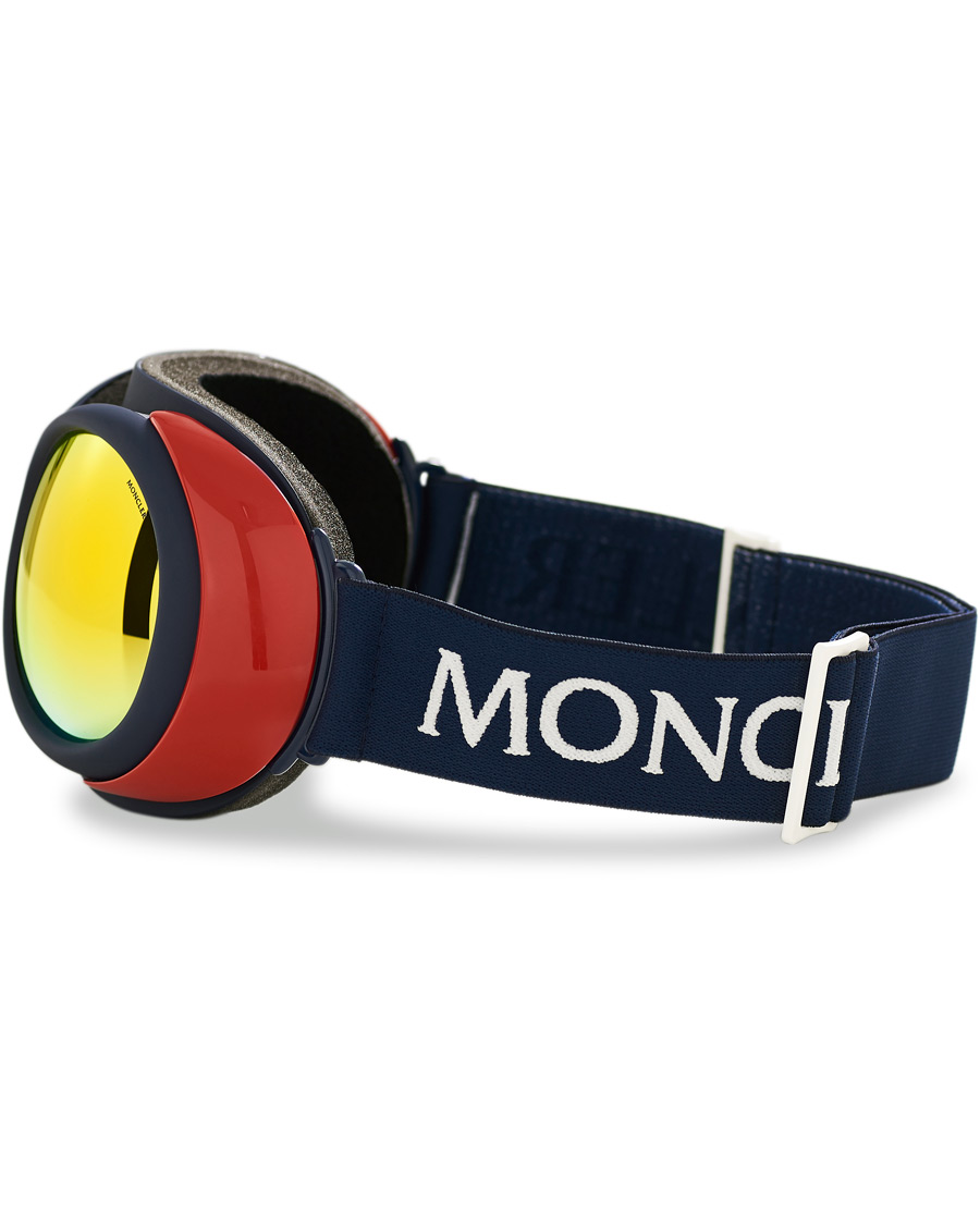 Herr | Moncler Lunettes ML0130 Goggles Blue/Red | Moncler Lunettes | ML0130 Goggles Blue/Red