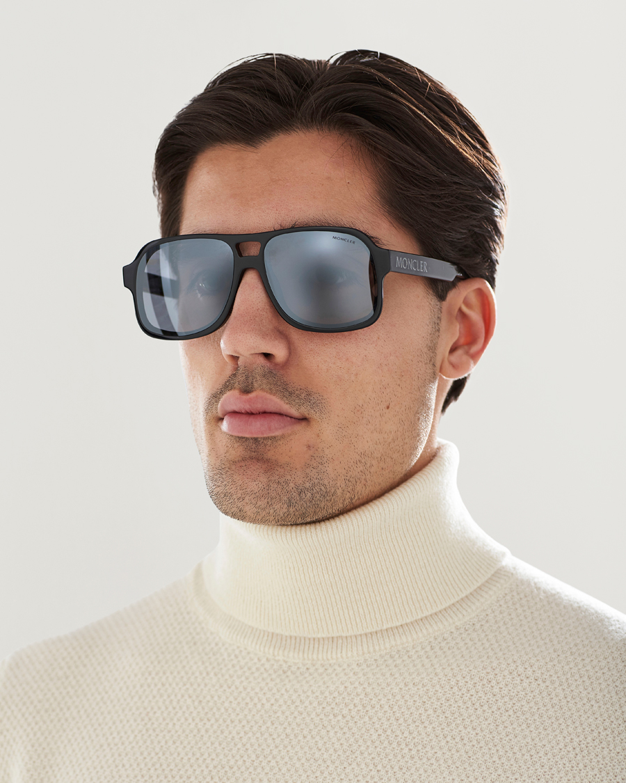 Herr | Pilotsolglasögon | Moncler Lunettes | Sectrant Sunglasses Black