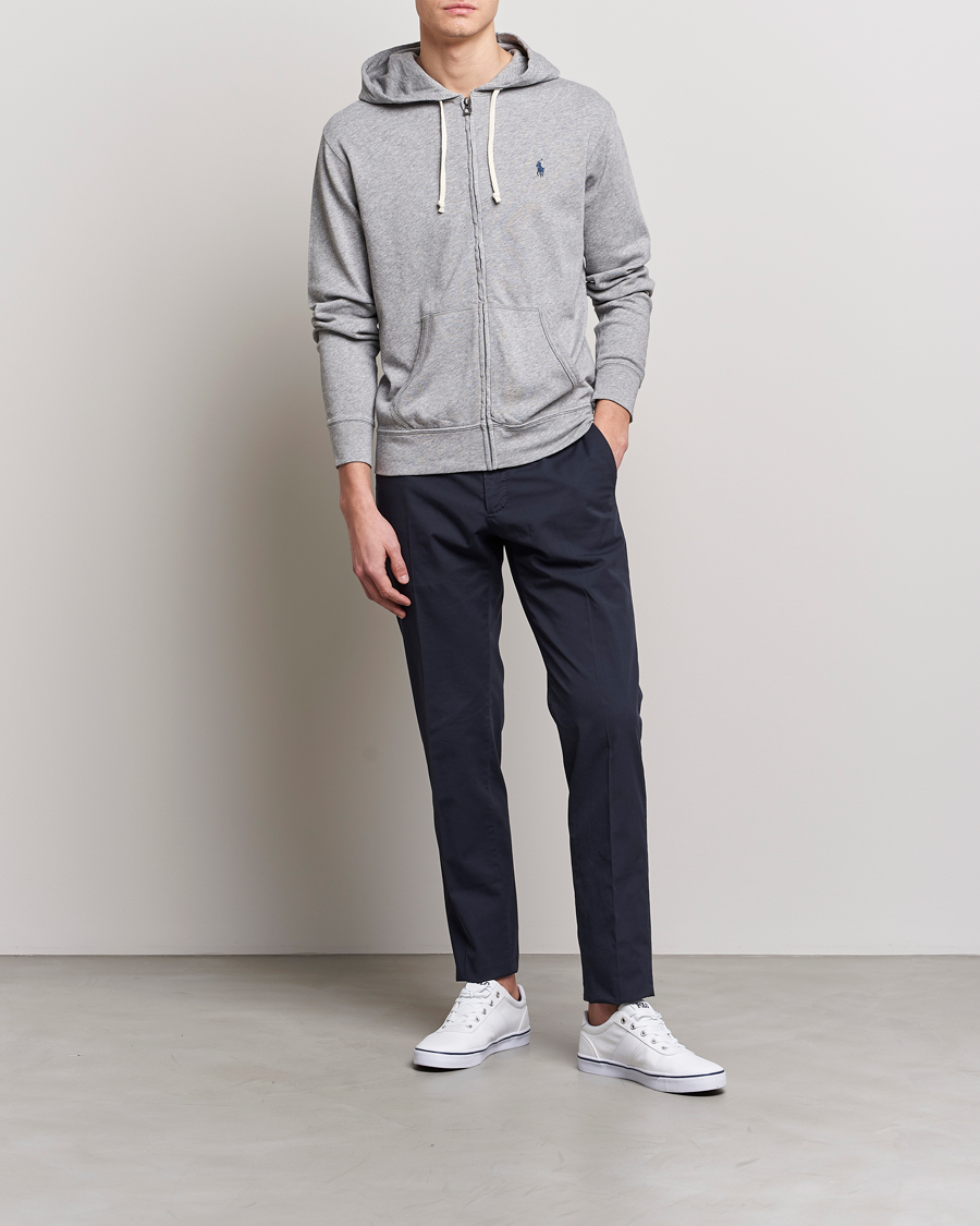 Herr | Tröjor | Polo Ralph Lauren | Spa Terry Full Zip Hoodie Andover Heather