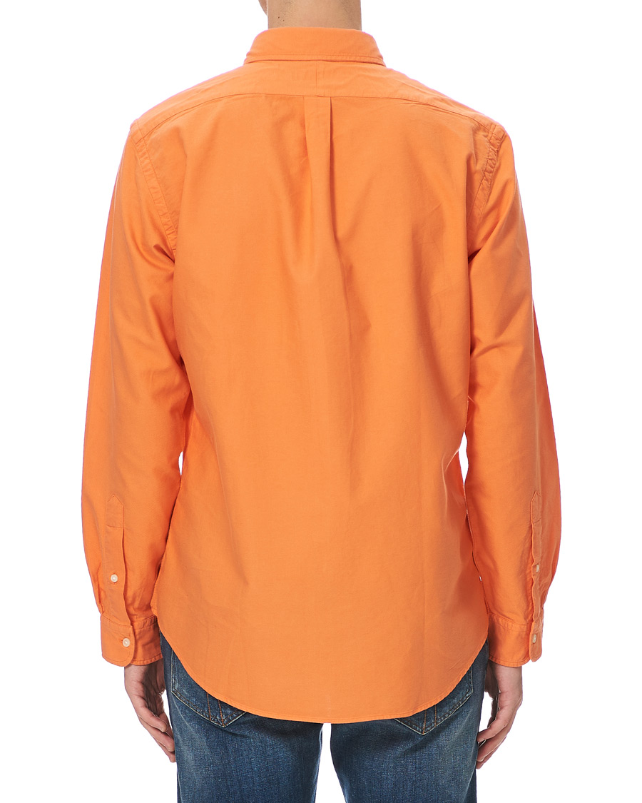 Herr | Skjortor | Polo Ralph Lauren | Slim Fit Garment Dyed Oxford Shirt Orange