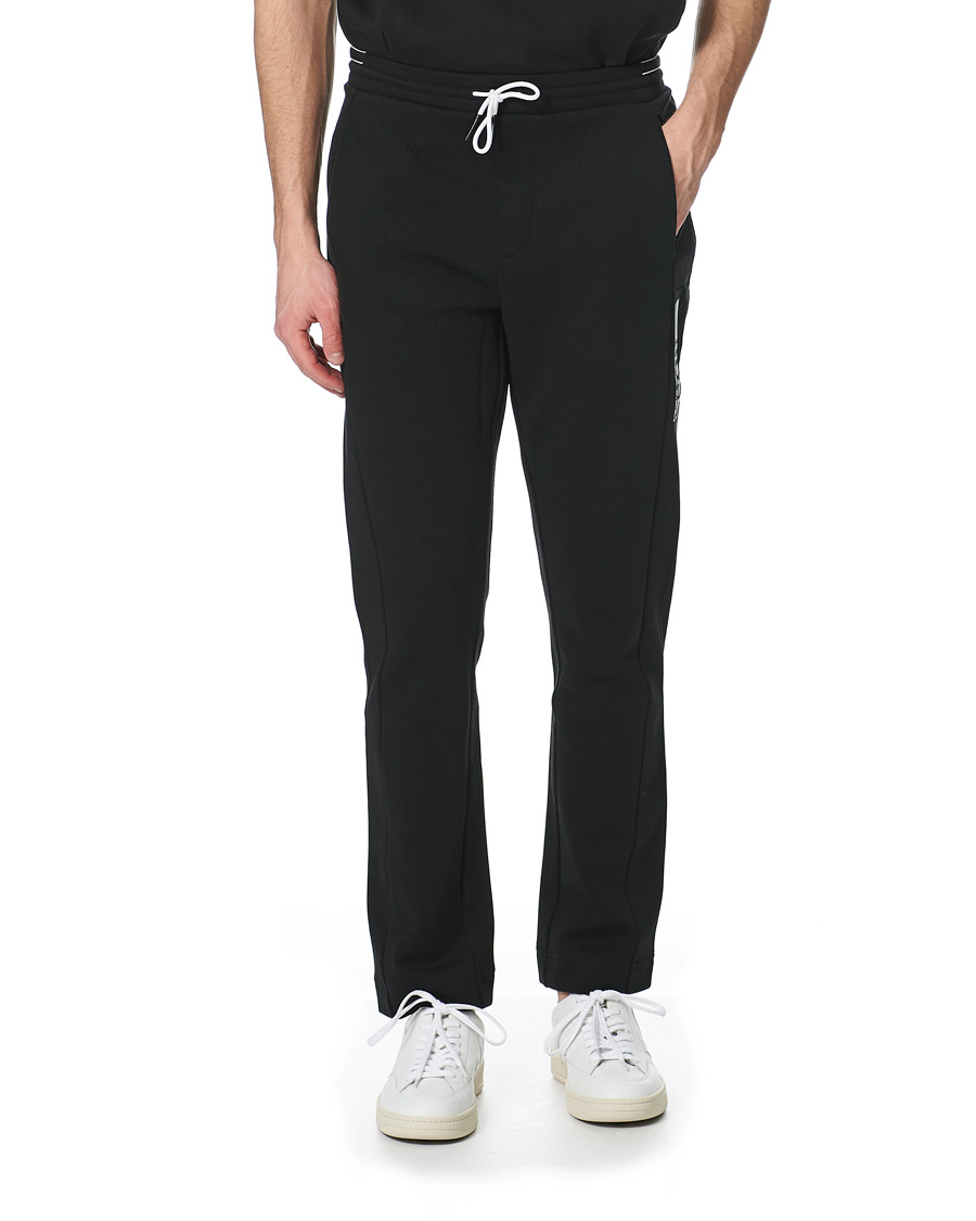 Herr | Byxor | BOSS GREEN | BOSS Athleisure Hadim Striped Sweatpants Black
