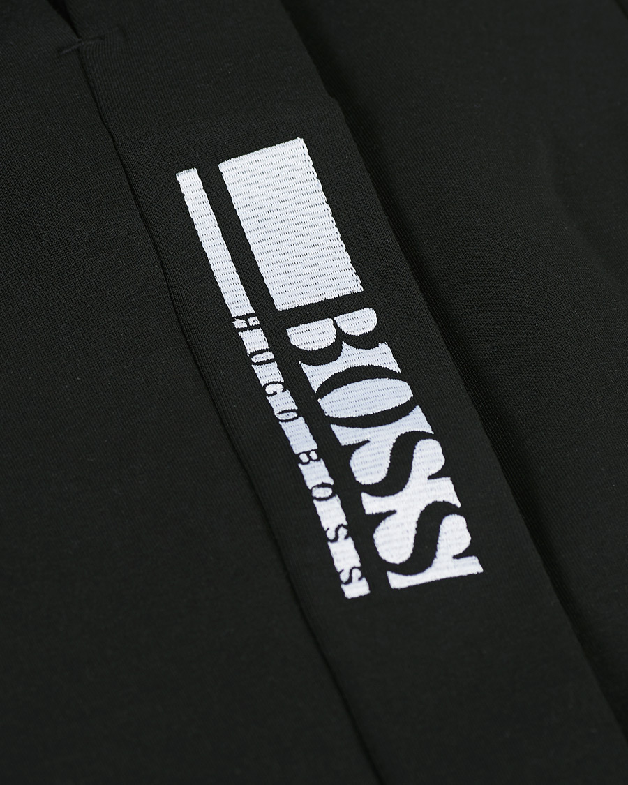 Herr | Byxor | BOSS GREEN | BOSS Athleisure Hadim Striped Sweatpants Black