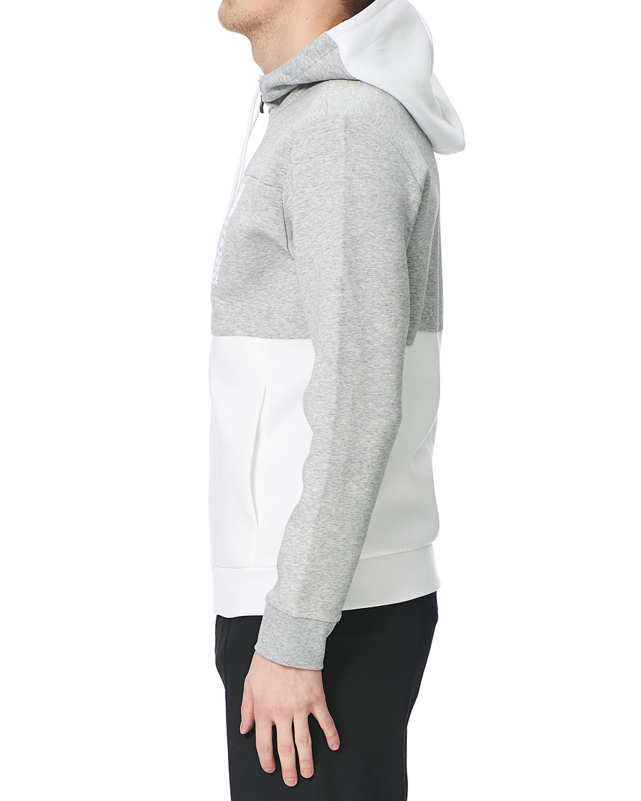 Herr | Tröjor | BOSS GREEN | BOSS Athleisure Saggy Full Zip Hoodie Grey/White