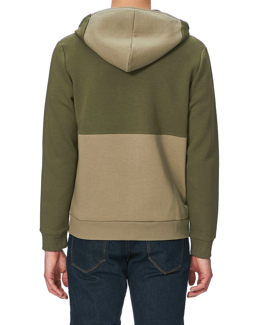 Herr | Tröjor | BOSS GREEN | BOSS Athleisure Saggy Full Zip Hoodie Dark Green