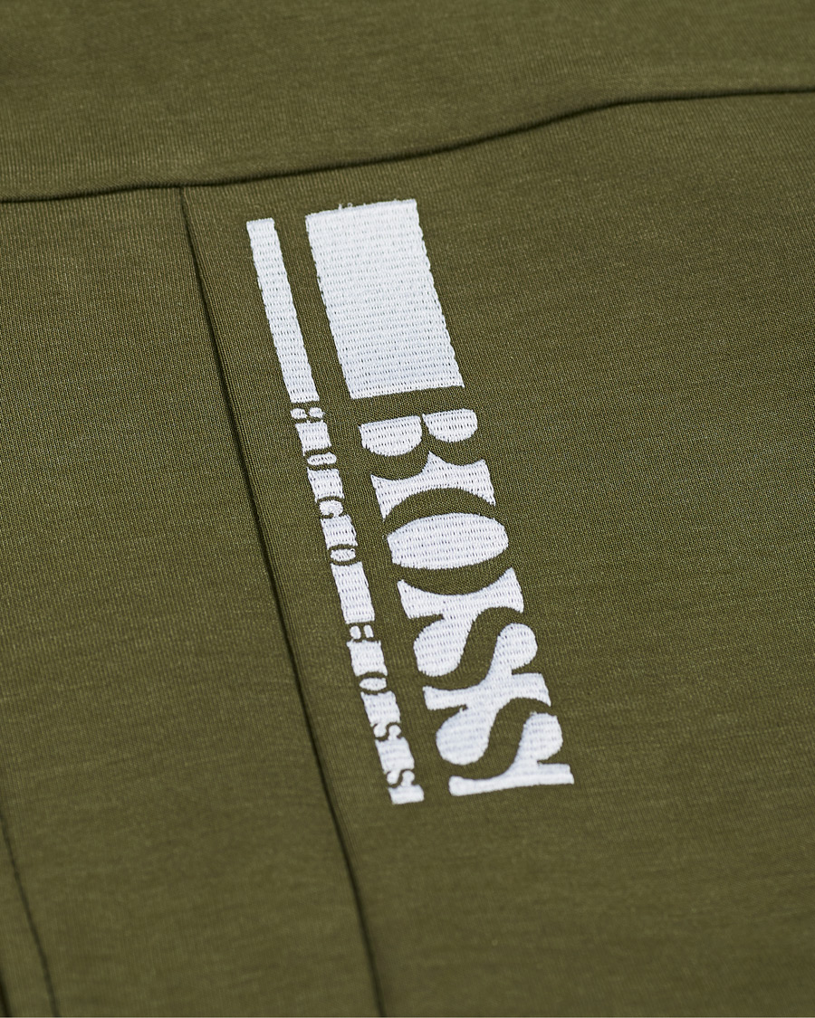 Herr | Tröjor | BOSS GREEN | BOSS Athleisure Saggy Full Zip Hoodie Dark Green