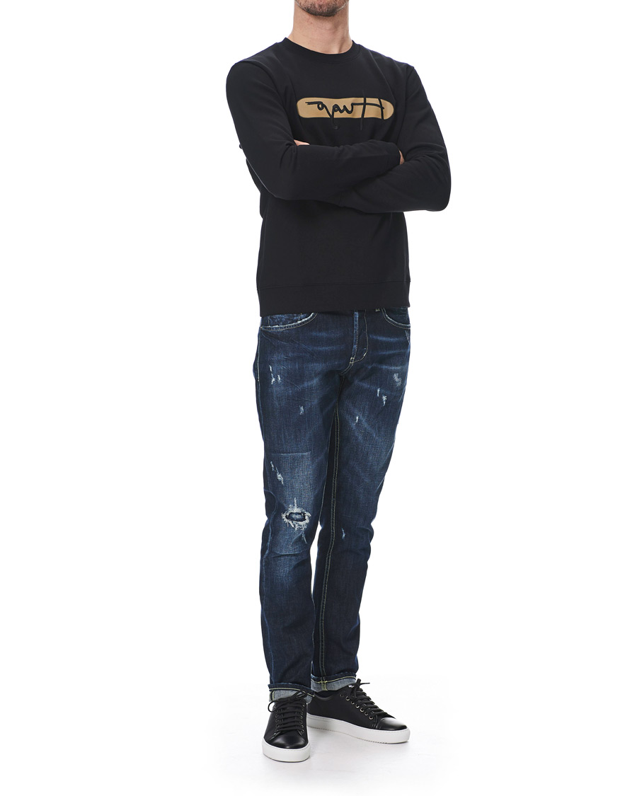 Herr | Tröjor | HUGO | Dicago Logo Sweatshirt Black