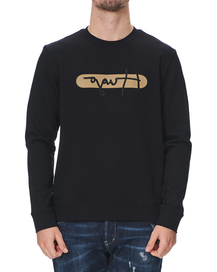 Herr | Tröjor | HUGO | Dicago Logo Sweatshirt Black